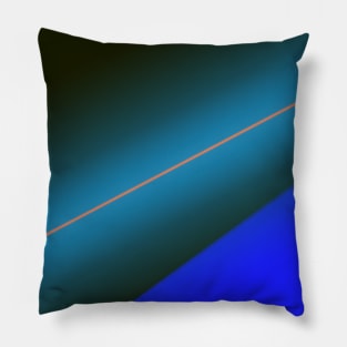 BLACK BLUE ABSTRACT TEXTURE ART Pillow