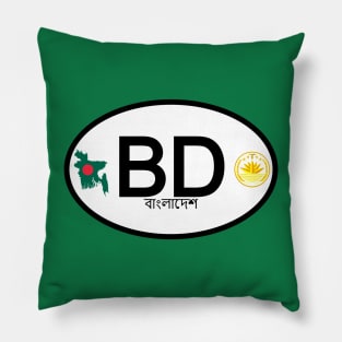 Bangladesh car country code Pillow