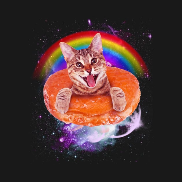 Space Cat Donut by ultraelectrogalacticshop