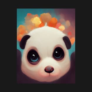 Baby panda painting T-Shirt