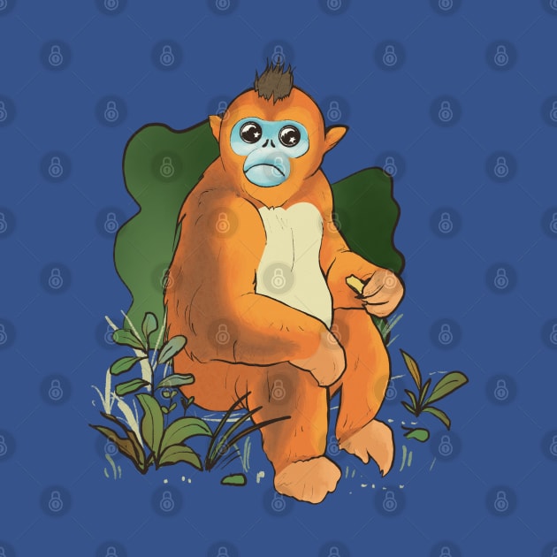 Cute golden monkey by Mimie20