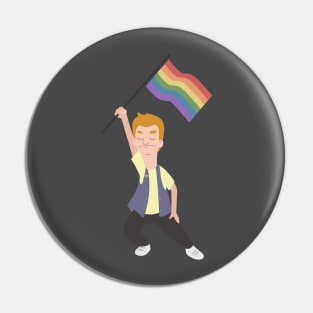 Jimmy Jr. x Lgbtq+ Flag Pin