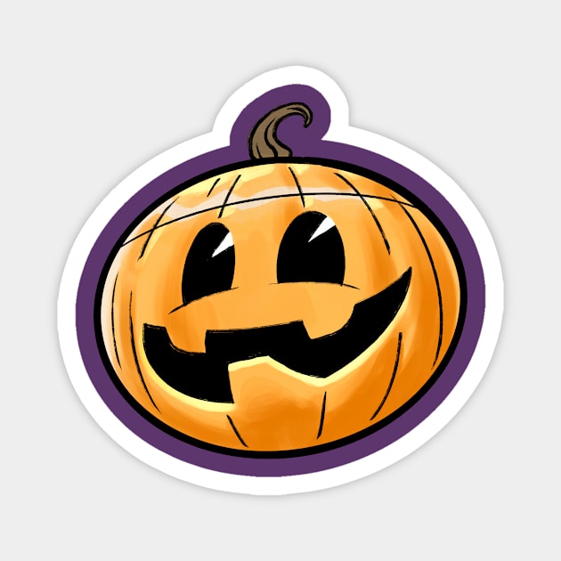 Halloween pumpkin 2021 Magnet by Denewer Store