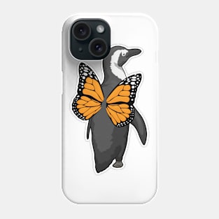 Penguin Butterfly wings Phone Case