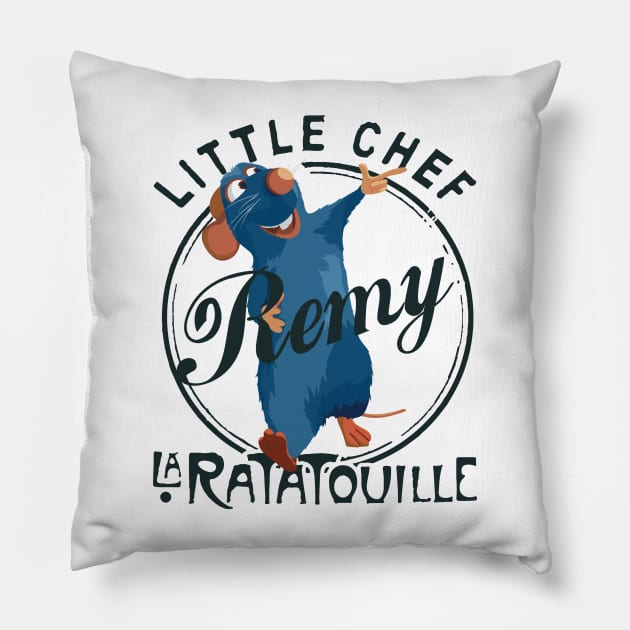 Ratatouille Tribute - Ratatouille Little Chef Kitchen - Epcot Remy Haunted Mansion - Pixar Rat Lion King Wall e - Up - ratatouille - Pirates Of The Caribbean - ratatouille -Tangled Pillow by TributeDesigns