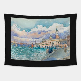 Venice (1903) painting in high resolution by Henri-Edmond Cross. Tapestry