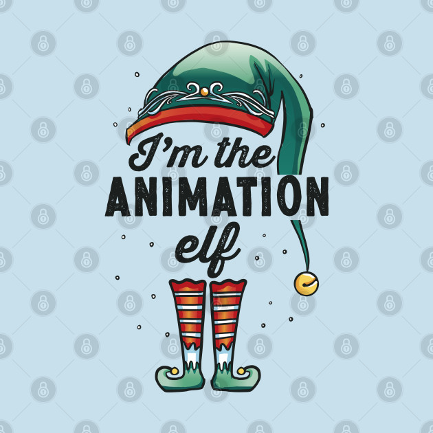 Disover I'm the Animation Elf Christmas Gift Xmas - Animation - T-Shirt