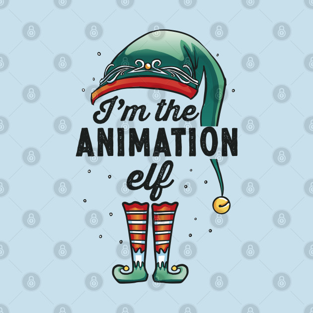 Discover I'm the Animation Elf Christmas Gift Xmas - Animation - T-Shirt