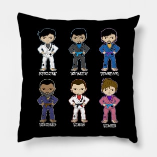 BJJ Characters Pillow