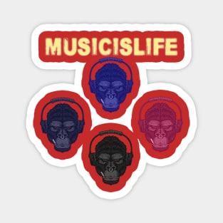 Music is Life Magnet