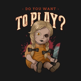 Halloween scary doll T-Shirt