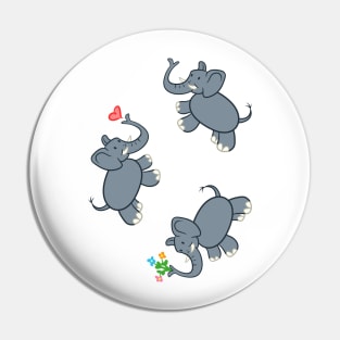 Elephants! Pin