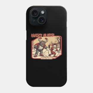 Krampus Naughty or Nice Phone Case