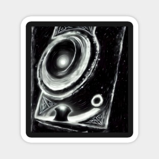 Alien Arcane Aesthic AiArt Void Aperture Magnet