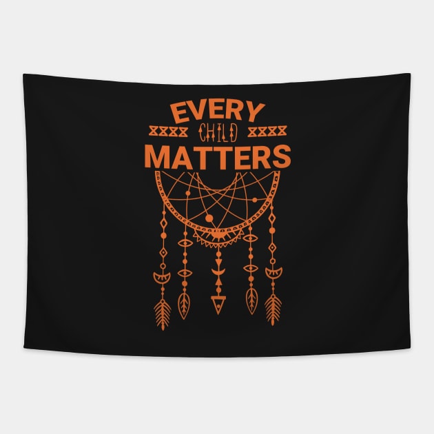 Every Child In Matters Orange Day Kindness Equality Unity Tapestry by GShow