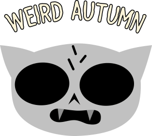 Night in the woods Weird Autum Magnet