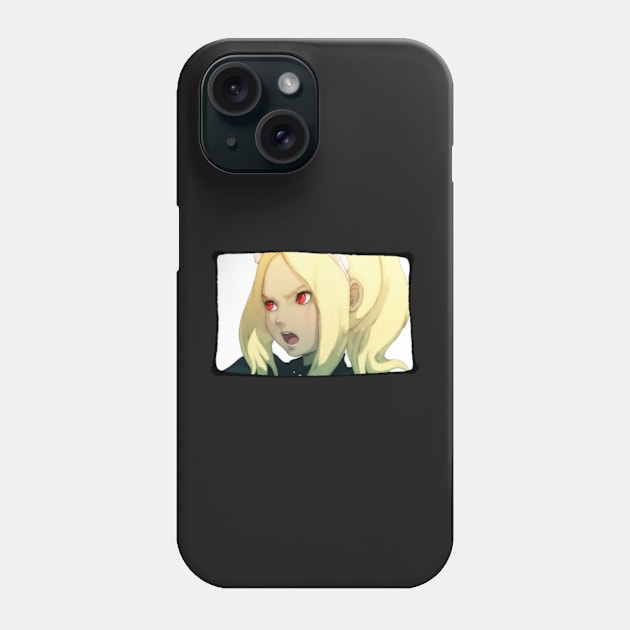 Gravity Rush - Kat Angry Maid Portrait Phone Case by Gekidami