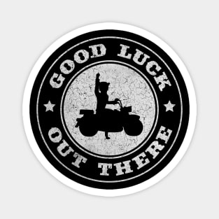 Fantastic Mr Fox - Motorcycle - Good Luck Out there Magnet