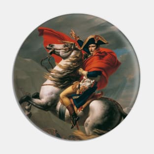 Napoleon Crossing the Alps by Jacques-Louis David Pin