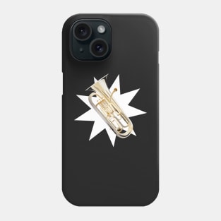 Euphonium on black Phone Case