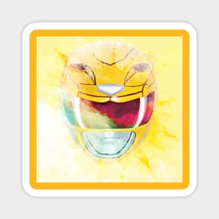 YELLOW RANGER IS THE GOAT MMPR Magnet