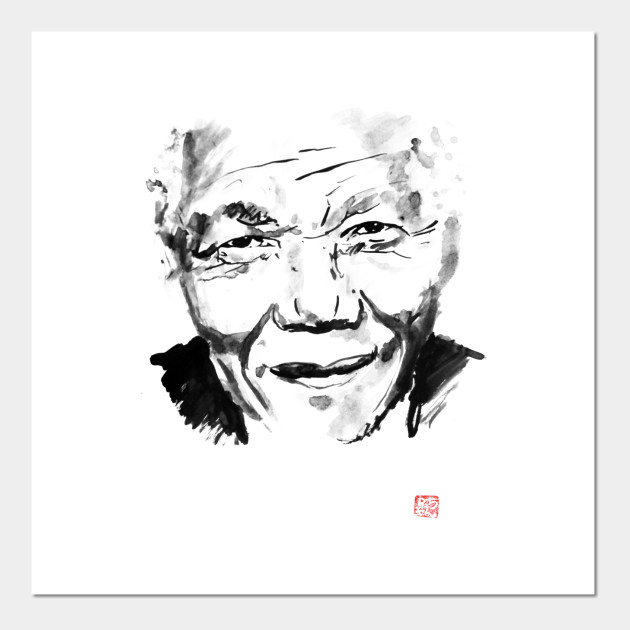 Nelson Mandela Nelson Mandela Poster E Stampa Artistica Teepublic It