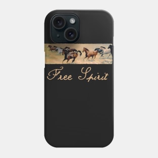 Free Spirit Horses Running Phone Case