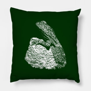 Frilled lizard Pillow