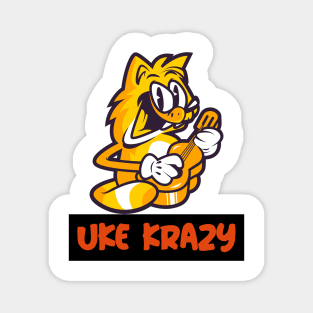 Uke Krazy, ukulele design Magnet