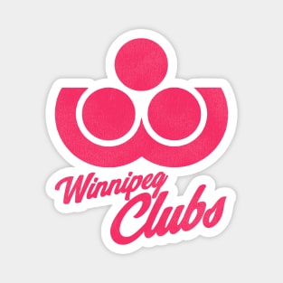 Defunct Winnipeg Clubs Hockey Team Magnet