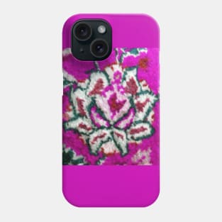 pink flower, flower design, floral designs, minimal art, abstract art, floral pattern, antique rug photo , For custom orders please DM me. Phone Case