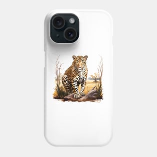 African Leopard Phone Case