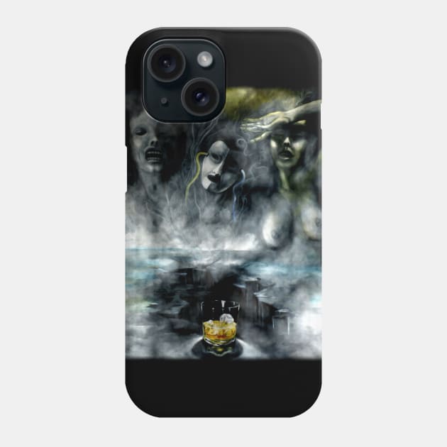 The Drunken And The Demon. Phone Case by OriginalDarkPoetry