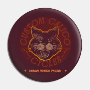 Custom Calico Cycles Pin