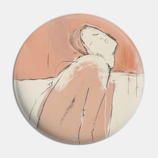 Abstract Female Figure Pin