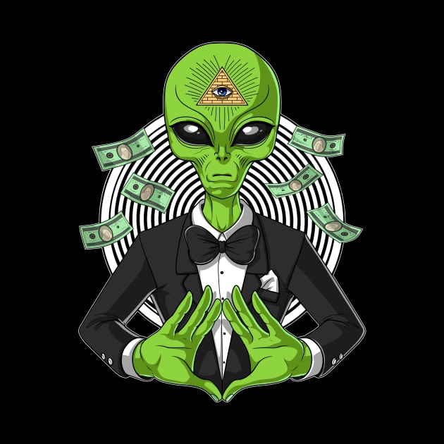 Illuminati Space Alien by underheaven