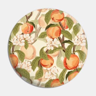 Peach Pattern Pin