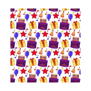 Golden Birthday Pattern T-Shirt