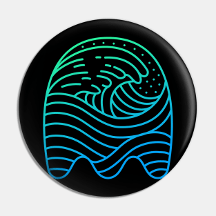 Ghost of The Waves Pin