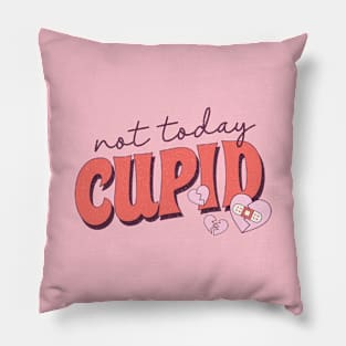 Not Today Cupid Anti Valenties Club Love Sucks Single Life Pillow