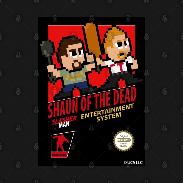 Shaun of the Dead retro 8-bit gaming by WithoutYourHead