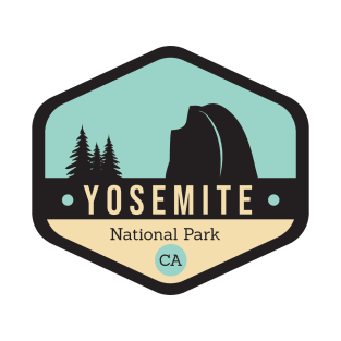 Yosemite National Park Badge T-Shirt