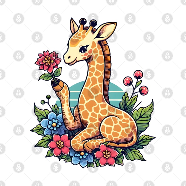 Giraffe botanist by Japanese Fever