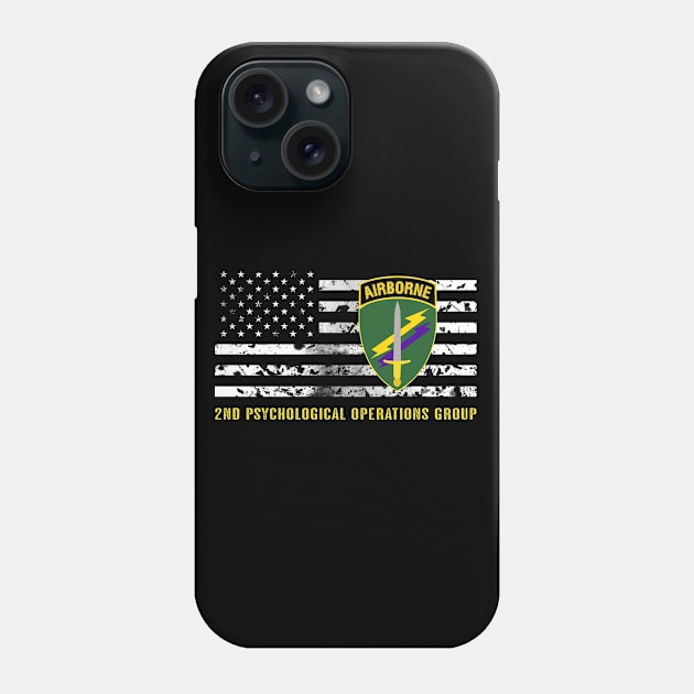 2nd Psychological Operations Group Phone Case by Jared S Davies