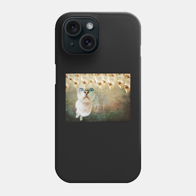 Hungry Cat Phone Case by calamarisky