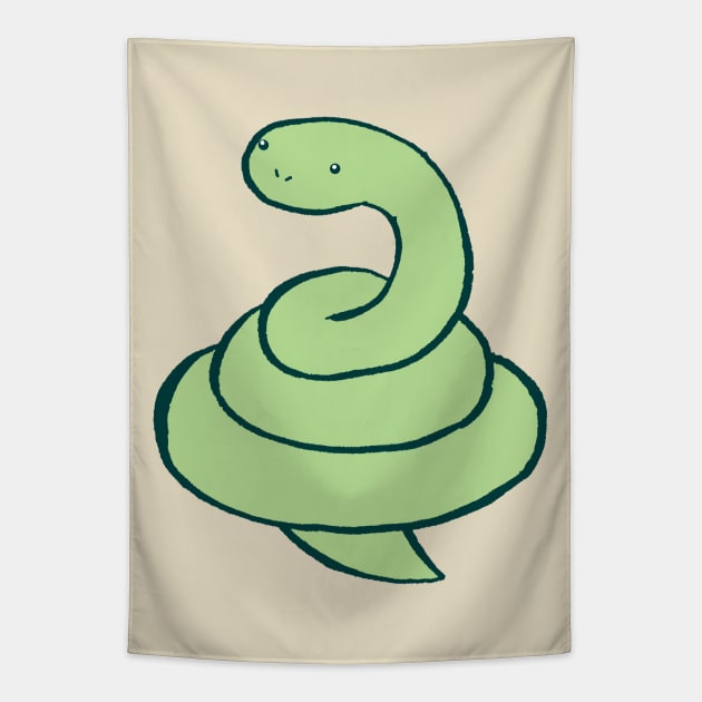 Coiled Snake Tapestry by saradaboru