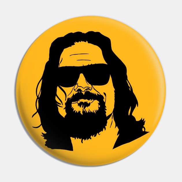 The Dude Abides The Big Lebowski Pin by SaverioOste