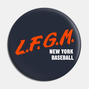 LFGM New York Baseball Pin