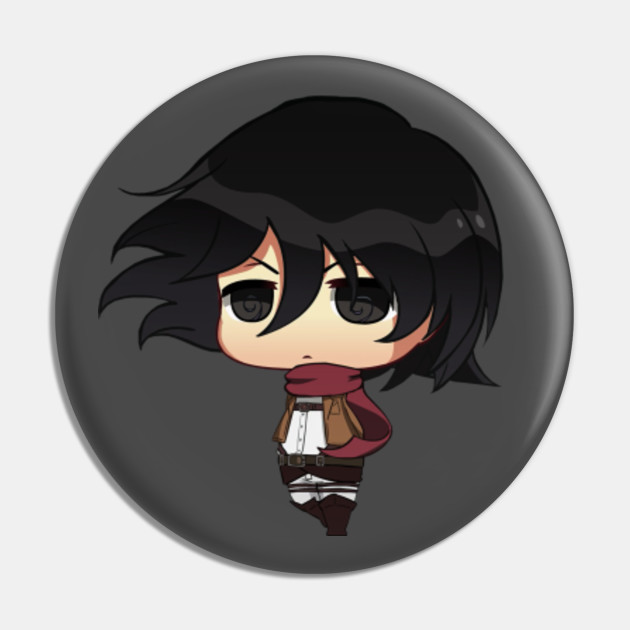 Mikasa Ackerman Chibi Attack On Titan Season 4 Mikasa Ackerman Pin Teepublic Au Attack on titan final season visual made mikasa trending worldwide manga thrill. mikasa ackerman chibi attack on titan season 4