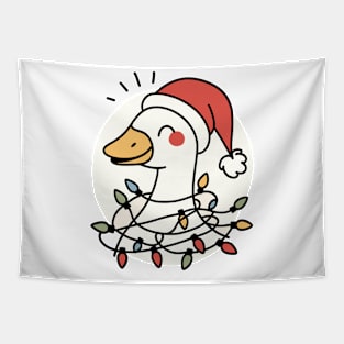 Funny Goose Gift Men Women Kids Silly Goose Ugly Christmas Tapestry